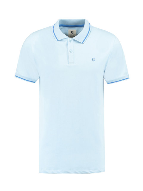 Heren Polo Blauw Garcia garcia kopen in de aanbieding
