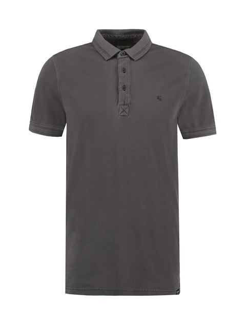 Heren Slim Fit Polo Grijs Garcia garcia kopen in de aanbieding