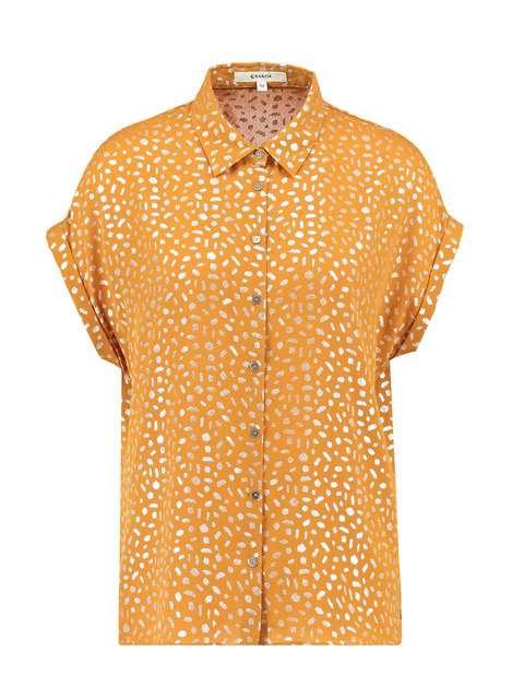 Dames Blouse Oranje Garcia garcia kopen in de aanbieding