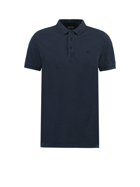 Heren Slim Fit Polo Blauw Garcia garcia kopen in de aanbieding