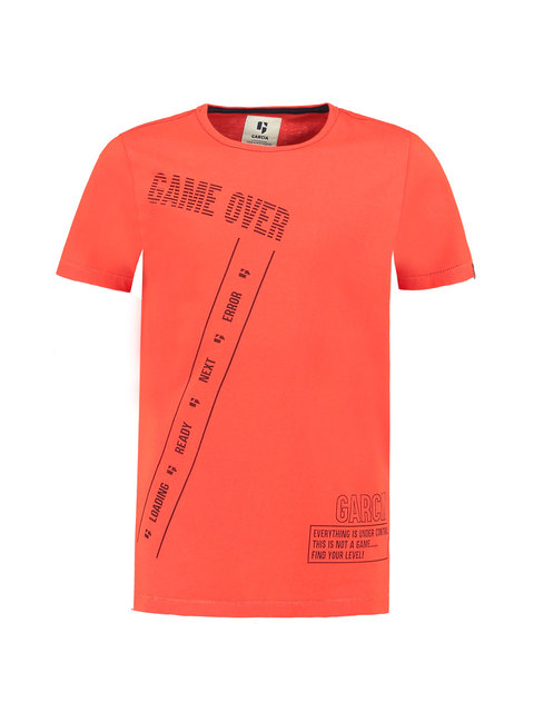 Jongens T Shirt Rood Garcia garcia kopen in de aanbieding