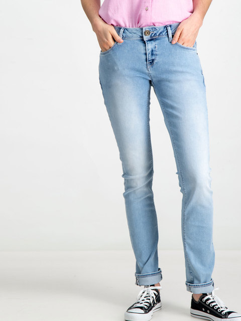 Dames Straight Jeans Blauw Garcia garcia kopen in de aanbieding